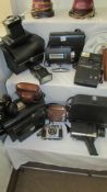 A good lot of camera's including cine and Polaroid