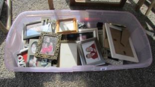 A box of photo frames