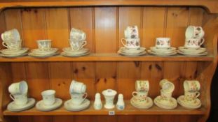 A mixed lot of tea ware including Paragon