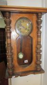 A Victorian wall clock