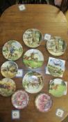 A mixed lot of collector's plates