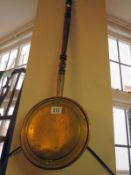 A Victorian warming pan