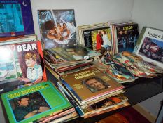 A large quantity of LP's & 45rpm records