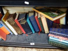 A shelf of books