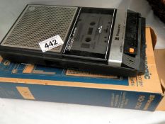 A Panasonic tape player in original box