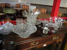 A quantity of glassware