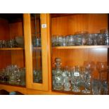 A large quantity of glass