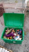 A box of children's toys