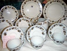 A part dinner/tea ware set