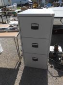A 3 drawer filing cabinet