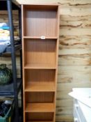 A 5 shelf bookcase