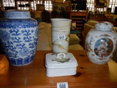 A quantity of china and glass