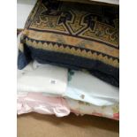 A quantity of linen & pillows etc.