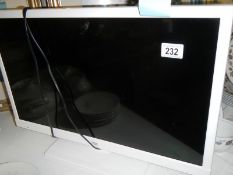 A flat screen television