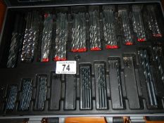 A box of new drill bits