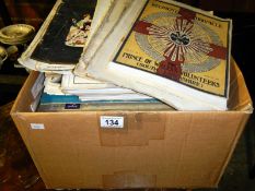 A box of ephemera