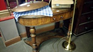 A 19th C D table