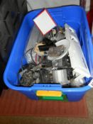 A box of fan motors etc