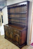 An oak dresser