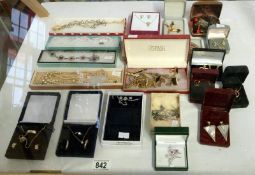 A large quantity of costume jewellery