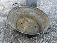 An old tin bath