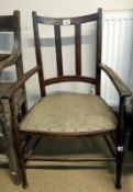 An inlaid carver chair