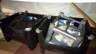 2 crates of pipe lagging, soil catchers