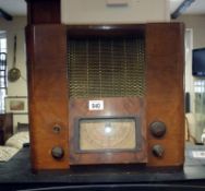 An old valve radio a/f