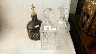 3 decanters