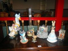 A quantity of figurines