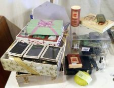 A quantity of toiletries, perfumes etc