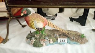 A pheasant ornament