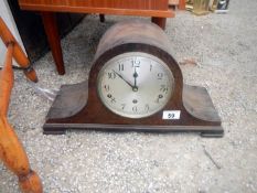 A mantel clock