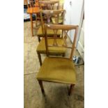 3 quality dining chairs