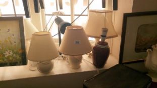 6 table lamps