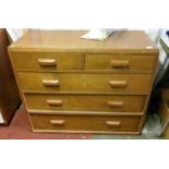 A 2 over 3 Chest of Drawers