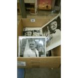 A collection of celebrity photographs including signatures from Philip Schofield, Chas and Dave,