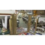 A dressing table triple mirror