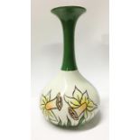 A Lorna Bailey limited edition long necked vase 174/250