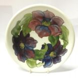 A Moorcroft anemone plate