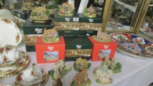 11 Lilliput Lane house with boxes including The enchanted garden, Syon Park,