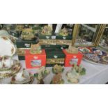 11 Lilliput Lane house with boxes including The enchanted garden, Syon Park,