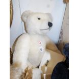 A Steiff teddy bear, Polar Ted 65cm,