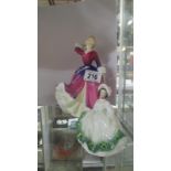 2 Royal Doulton figurines,