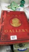 Volums 1 & 4 of Cassell's Dore Gallery by Edmund Ollier containing engravings