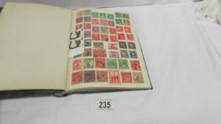 2 albums of mainly GB stamps including penny black,