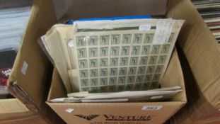 3 albums and a quantity of loose sheets of North and South American stamps including USA, Cuba,