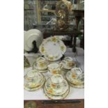 20 pieces of Royal Albert china tea ware (some pieces a/f)