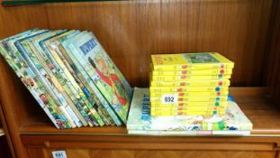 A collection of Rupert annuals and volumes 1 - 10 of the Rupert The Little Bear Library