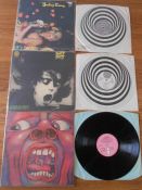 3 very rare progressive rock LP records,